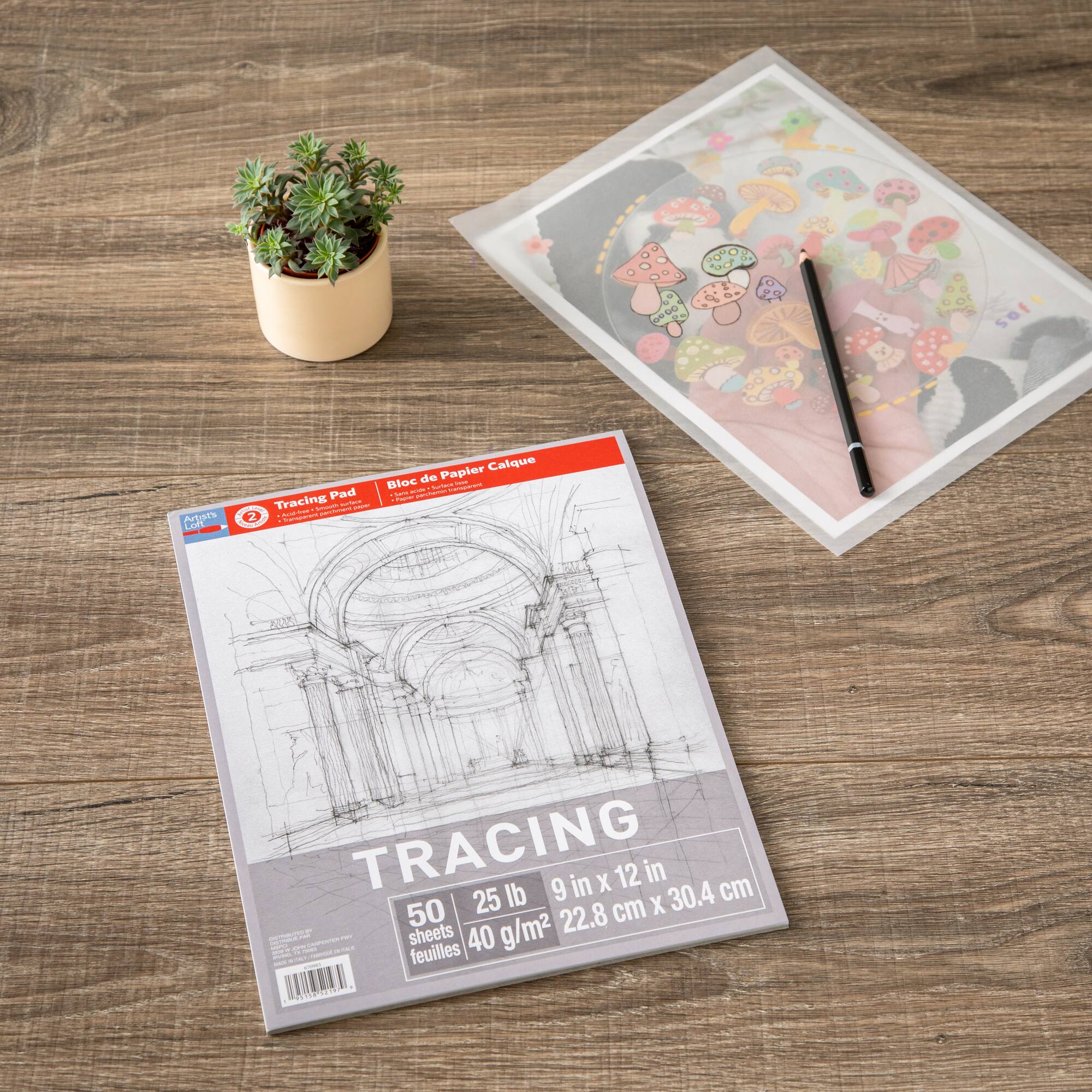 12 Pack: Tracing Pad by Artist's Loft™, 9" x 12"
